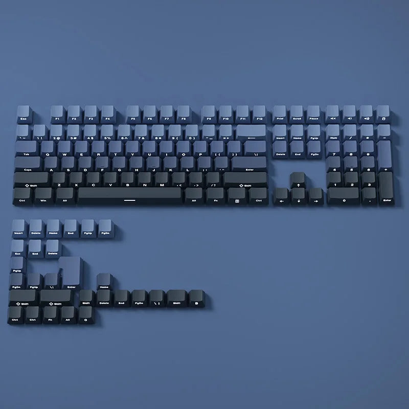 Gradient Side-Print PBT Double-Shot Keycap Set (OEM, 130+ Keys)