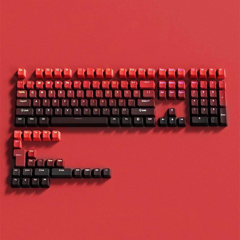 Gradient PBT Double-Shot Keycap Set (OEM, 133 Keys)