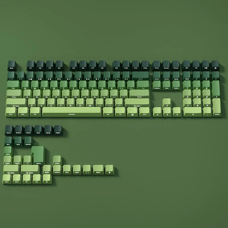 Gradient Side-Print PBT Double-Shot Keycap Set (OEM, 130+ Keys)