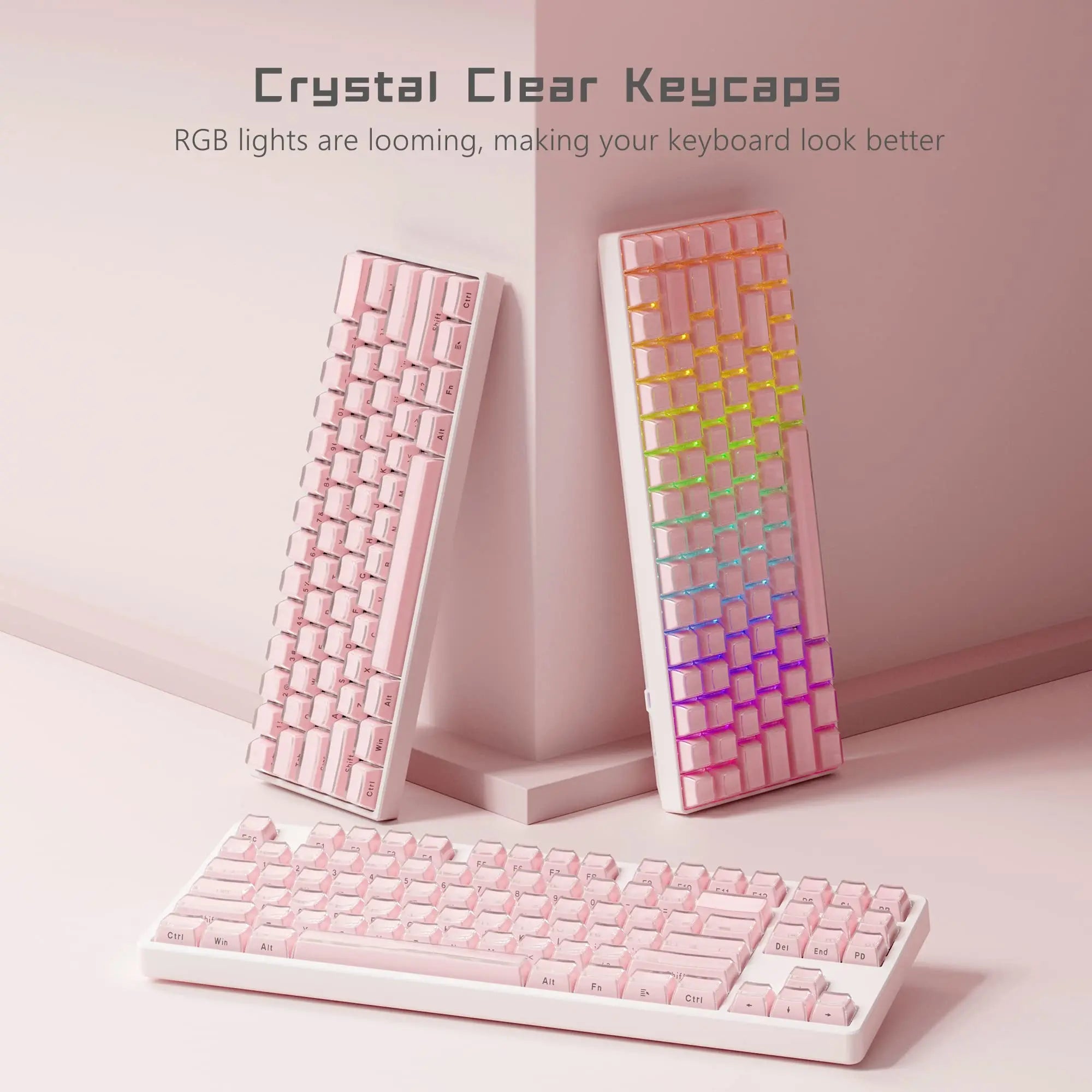 Jelly Crystal Translucent Side-Print Keycap Set (OEM, 113 Keys)