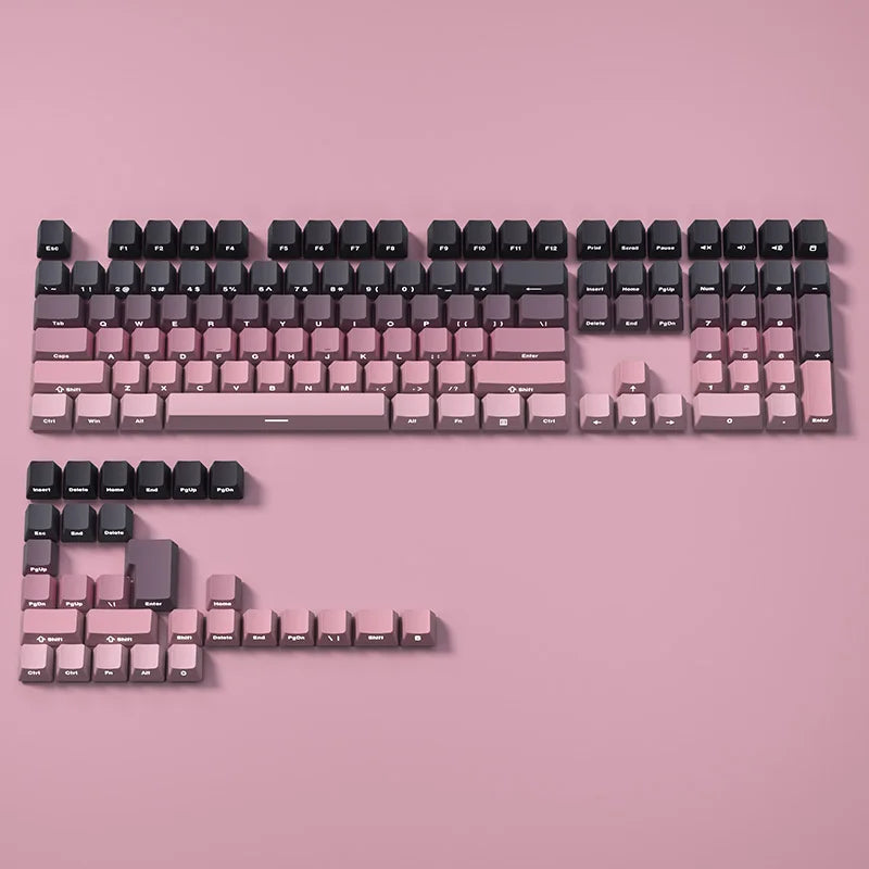 Gradient Side-Print PBT Double-Shot Keycap Set (OEM, 130+ Keys)