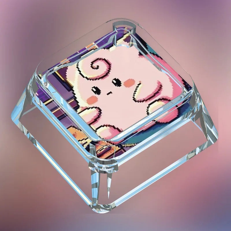 Cute Animal Figure Transparent ESC Keycap (MX Compatible)