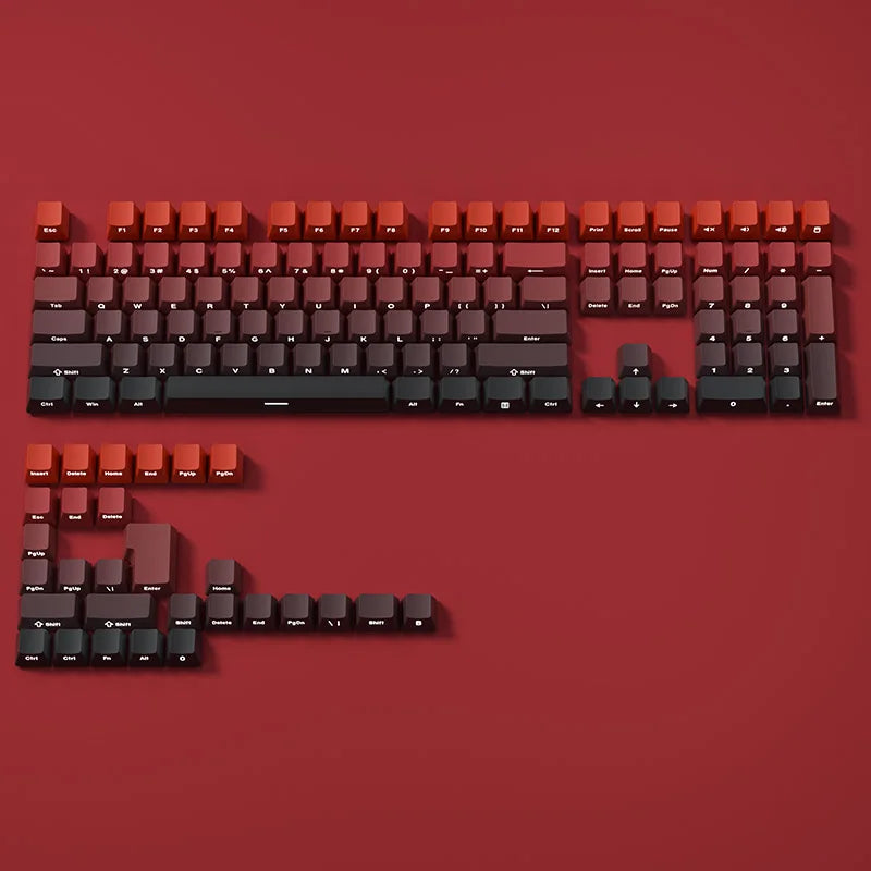 Gradient Side-Print PBT Double-Shot Keycap Set (OEM, 130+ Keys)