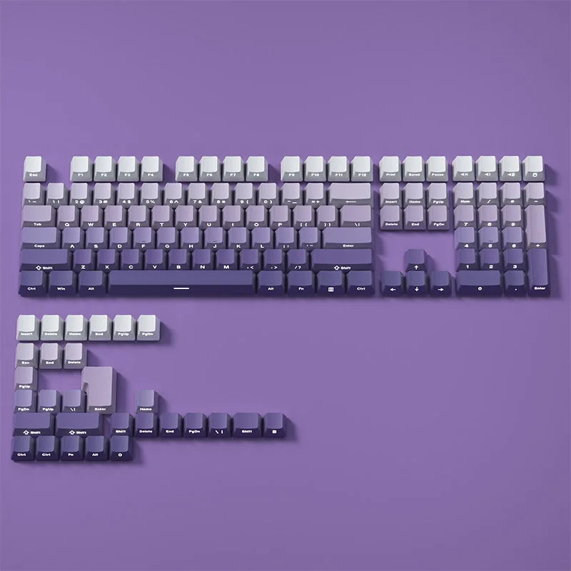 Gradient Side-Print PBT Double-Shot Keycap Set (OEM, 130+ Keys)