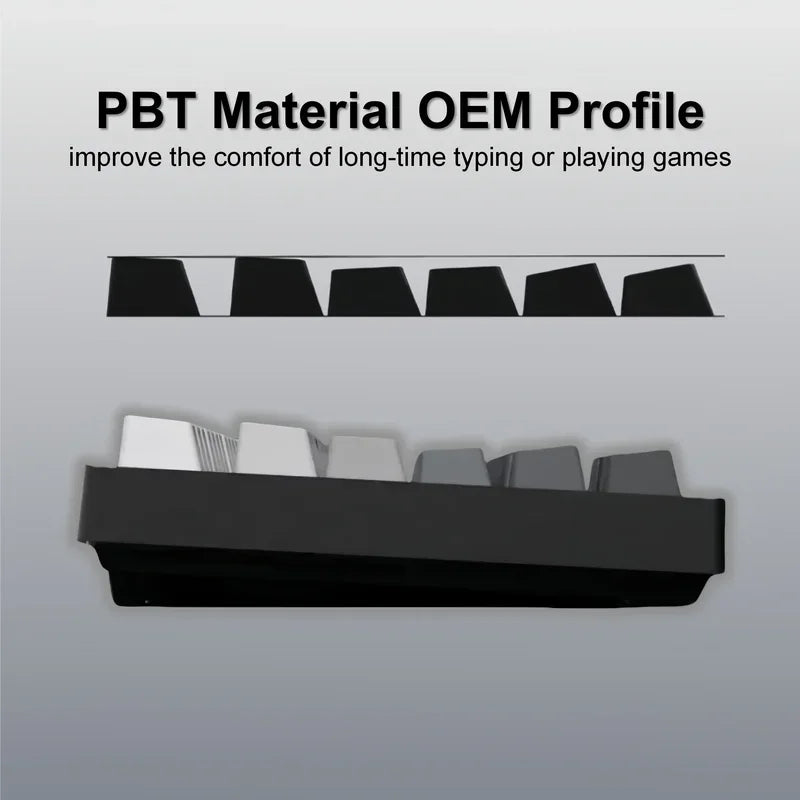 Gradient PBT Double-Shot Keycap Set (OEM, 133 Keys)