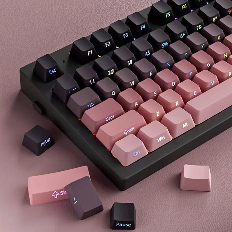 Gradient Side-Print PBT Double-Shot Keycap Set (OEM, 130+ Keys)