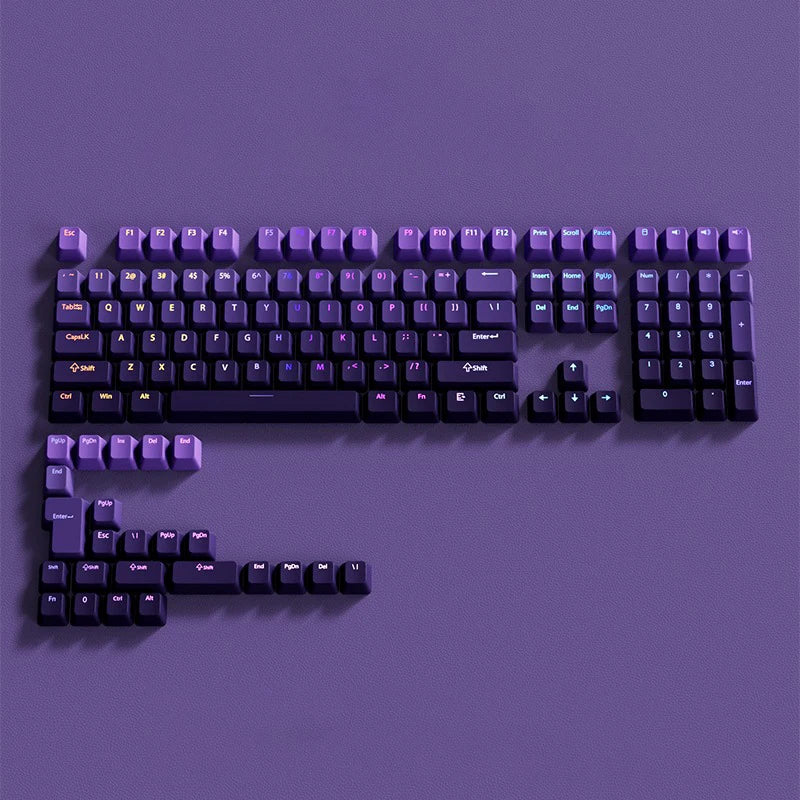 Gradient PBT Double-Shot Keycap Set (OEM, 133 Keys)