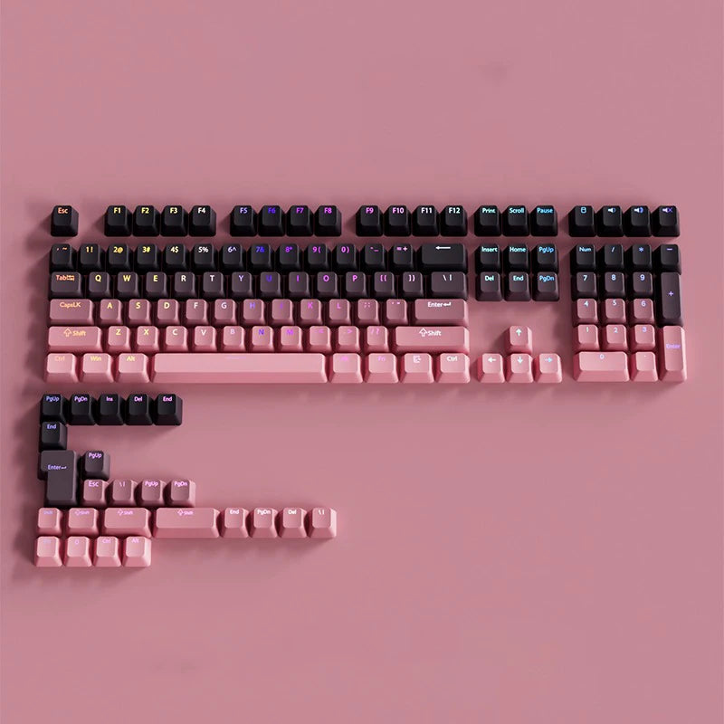 Gradient PBT Double-Shot Keycap Set (OEM, 133 Keys)